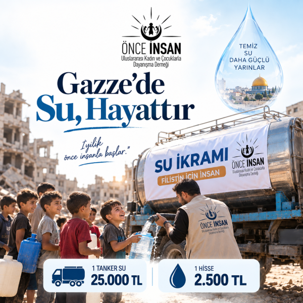 Gazze İçin Su Dağıtımı